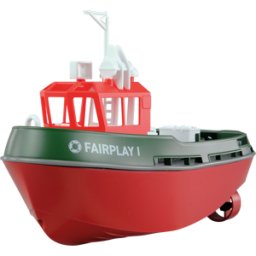 AMEWI 26110 - Mini remolcador de barco RC, Fairplay, 2,4 GHz, escala 1:72, RTR