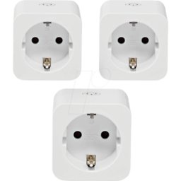NEDIS N WIFIP121FWT3 - Enchufe WLAN conmutable, 3 piezas