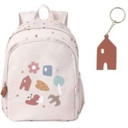 Mochila Mediana Geometric Nature + Llavero de Tutete