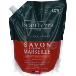 Beauterra Jabón Líquido Marsella Flor de Azahar Recarga 900ml