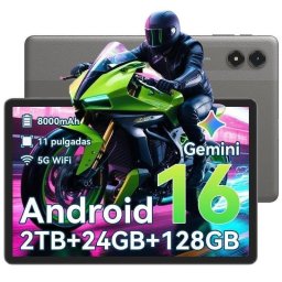 Tablet VEKFULPC T50 WiFi 11" 24GB 128GB Gris