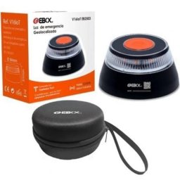 Baliza de emergencia EBOX EB2503 V16 IoT Homologada DGT Geolocalizada Naranja