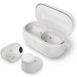 Auriculares Philips TAT2149 inalámbricos Bluetooth multipunto con graves dinámicos, resistentes al agua IPX4, color blanco