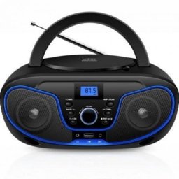 Radio CD Daewoo DW3012 Bluetooth USB Ecualizador 4W Negro y Azul