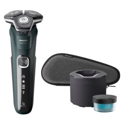 Afeitadora Philips SHAVER Series 5000 S5884/50 cabezales rotatorios batería LED verde
