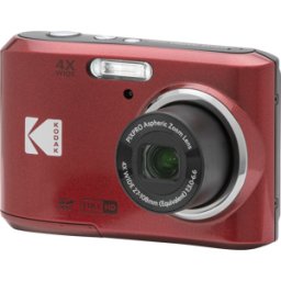 KODAK FZ45RD - Cámara digital, 16MP, 4x zoom, rojo