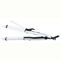 Plancha de pelo Adler AD 2104 2 en 1 cerámica cable 360º blanca