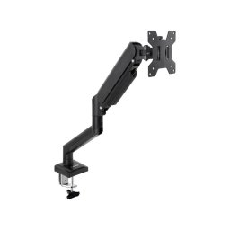Soporte Monitor TooQ Gas Spring Negro Acero Inoxidable 13-34″ 10kg Rotación 360°