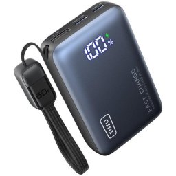 Power Bank INIU Pocket Pro 10.000 mAh 45W USB-C ultracompacta negra