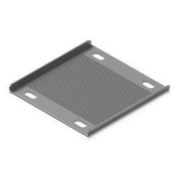 Bandeja rack Ubiquiti UACC-Rack-Shelf-TL acero gris 6U robusta y perforada