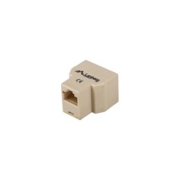 Divisor de red Lanberg AD-RJ45-2RJ45-OU beige 1 entrada 2 salidas CE