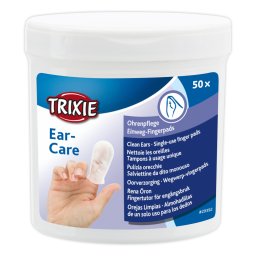Almohadillas Trixie para el cuidado de los oídos - 50 almohadillas para el cuidado de los oídos