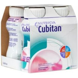 Nutricia Cubitan Fresa Solución Botella 200ml x4