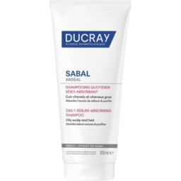 Ducray Sabal Argeal Champú seborregulador para cuero cabelludo y cabello grasos 200mL