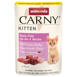 animonda Carny Kitten 12 x 85 g en bolsitas - Baby-Paté con caldo de vacuno