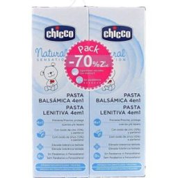 Chicco Pack Natural Sensation Crema Balsamica 4 en 1 2x100ml