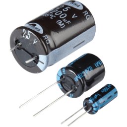 FREI RAD 105 470/63 - Elko, radial, 470microF, 63V, RM5,0, 1000 h, 105 °C, 20%