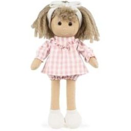 Muñeca Pasito Play Cris Tom Vichy Rosa 30 cm
