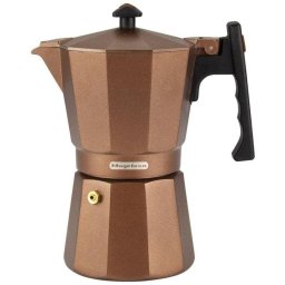 Cafetera Italiana Magefesa Jamaica 6 tazas aluminio induccion total baquelita