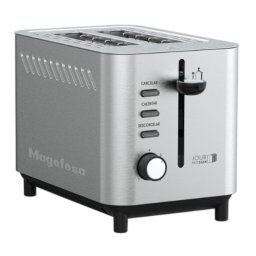 Tostador Magefesa Jour 820 W 2 rebanadas ranura extragrande 7 niveles
