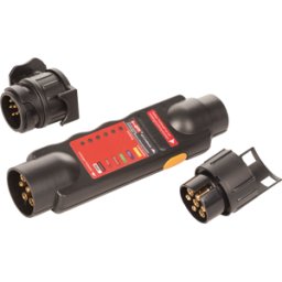 FREI ANHGR 28529 - Comprobador de luces para remolques, pantalla LED, para 12 V