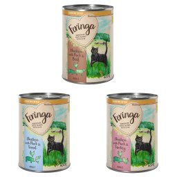 Feringa Menú Country Style 6 x 400 g - Pack mixto 1: pavo, vacuno, trucha