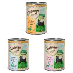 Feringa Country Style Menú 24 x 400 g - Pack Ahorro - Pack mixto 2: pato, cordero, abadejo