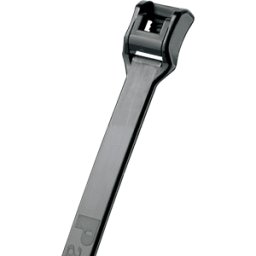 PANDUIT PAND ILT4LH-TL0 - Brida para cables, cabeza plana, 376 mm, negra