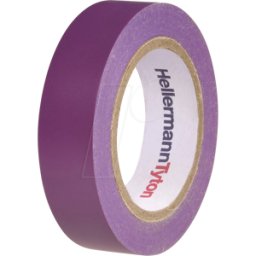HELLERMANNTYTON HT 710-00109 - Cinta aislante 15mm x 10m violeta