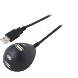 EFB-ELEKTRONIK USB DOCKING STAT - Cable USB 2.0, conector macho A a conector hembra A, 1,5 m