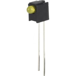 EVERLIGHT EVL A264B/UY/S53 - Componente LED, amarillo, 3 mm, 100 mcd, 60°