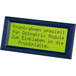 DISPLAY VISIONS LCD FRONT 14 - MARCO LCD para 2x 24 caracteres, negro