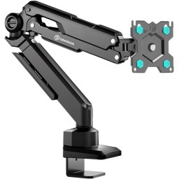 Onkron Soporte Para Monitor Y Television De 13 A 34 Pulgadas - Brazo Para Monitor Y Tv Con Peso De Hasta 10 Kg - Soporte Tv Mesa Con Max Vesa 100x100 Mm/ Soporte Giratorio Y Inclinable G90-b Negro