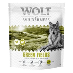 Wolf of Wilderness Senior «Green Fields» cordero, sin cereales - Pack % - 4 x 1 kg - Receta nueva
