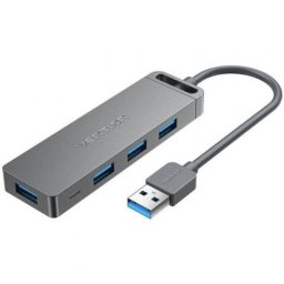 Hub USB Vention 4 puertos 5 Gbps modelo CHLHB alimentación MicroUSB