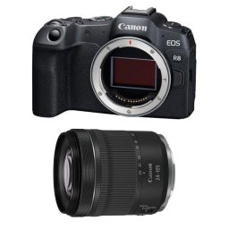 Cámara Mirrorless Canon EOS R8 24.2 MP 24-105mm IS STM Sensor CMOS Dual Pixel WiFi