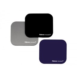 Alfombrilla para raton fellowes con proteccion microban color negro 226x192x3 mm