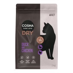 Cosma Air-Dried pato y pollo pienso para gatos - 2 x 2 kg