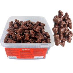 Ositos marshmallow con chocolate 100u