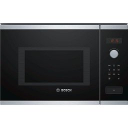 Microondas Bosch BFL553MS0 Integrable 25L 900W 85 Programas AutoPilot LED Inoxidable Negro