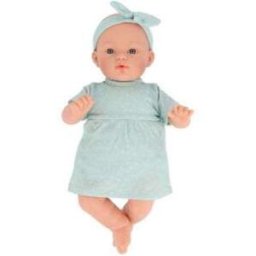 MUÑECO HELENA VESTIDO SAGE DOTS MONNËKA