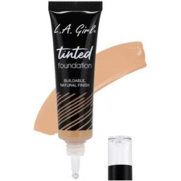 L.A. Girl Tinted Foundation Buildable, Natural Finish 30mL Tawny