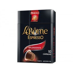 Cafe l'or espresso splendente fuerza 7 caja de 20 unidades compatible con nespresso