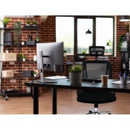 Silla q-connect giratoria ergonomica respaldo alto y reposacabeza ajustable en altura 1180+100x630x625 mm