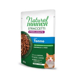Natural Trainer Straccetti Adult Sterilised tiras en salsa 24 x 85 g - Atún