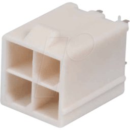 MOLEX 39288040 - Molex, conector macho - Mini-Fit Jr - 2 x 2 polos - conector mac