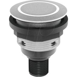 SCHLEGEL STLRBIC005 - Pulsador - 1 S, plata, anillo led azul