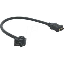 TTL NETWORK TTL 151631-0,2M - Keystone HDMI 80°F/HDMI F cable 0,2M negro
