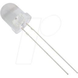 HUIYUAN OPTO-ELECTRONIC 8034R1C-CSE-E - LED de 8 mm, con cable, rojo, 9000 mcd, 25°.