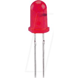 KINGBRIGHT LED BL 5MM GN - LED intermitente, 5 mm, con cable, 2 patillas, verde, 20 mcd, 60